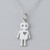 Robot Necklace - 925 Sterling Silver Robot Necklace - 925 Sterling Silver