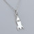 Tiny Rocket Space Shuttle Necklace - 925 Sterling Silver Tiny Rocket Space Shuttle Necklace - 925 Sterling Silver