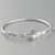 Claddagh Heart Bangle Bracelet - 925 Sterling Silver Claddagh Heart Bangle Bracelet - 925 Sterling Silver