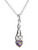 Trinity Celtic Knot Necklace with Alexandrite Colored CZ- 925 Sterling Silver - June Birthstone Trinity Celtic Knot Necklace with Alexandrite Colored CZ- 925 Sterling Silver - June Birthstone