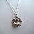 Lotus Flower Necklace in Sterling Silver