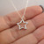 Star Outline Necklace - 925 Sterling Silver