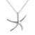 Starfish Pendant Necklace - Sterling Silver