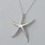 Starfish Pendant Necklace - Sterling Silver