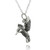 Hummingbird 3D Charm Necklace - 925 Sterling Silver