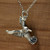 Hummingbird 3D Charm Necklace - 925 Sterling Silver
