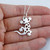 Gecko Pendant Necklace - 925 Sterling Silver