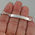 8" Sterling Silver ID Bracelet - Flat Marina 6mm Chain, Engravable Bar 8" Sterling Silver ID Bracelet - Flat Marina 6mm Chain, Engravable Bar