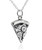Pizza Slice Charm Necklace - 925 Sterling Silver