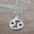 Cancer Charm Necklace - 925 Sterling Silver
