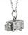 3D VW Bus Necklace - Sterling Silver