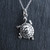 Climbing Turtle - Sterling Silver Charm Necklace