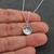 Tiny EARTH Elements Charm Necklace - 925 Sterling Silver