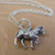 ZEBRA - Sterling Silver Charm Necklace