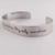 You Are My Sunshine Adjustable Cuff Bracelet - Stainless Steel