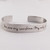 You Are My Sunshine Adjustable Cuff Bracelet - Stainless Steel