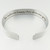 You Are My Sunshine Adjustable Cuff Bracelet - Stainless Steel