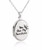 Engraved You are My Sunshine Oval Locket Necklace - Sterling Silver