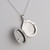 Engraved You are My Sunshine Oval Locket Necklace - Sterling Silver