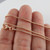 Rose Gold Plated Sterling Silver 1mm Snake Chain Necklace