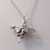 Cheetah Charm Necklace - 925 Sterling Silver