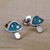 Mushroom Earrings - 925 Sterling Silver