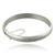Diamond Cut Round Bangle Bracelet with Chain Snap Closure - 925 Sterling Silver