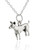 Chihuahua Dog Necklace - 925 Sterling Silver