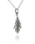 Oak Leaf Pendant Necklace - 925 Sterling Silver