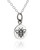 Tiny Honey Bee Necklace in 925 Sterling Silver
