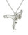 Taekwondo Fighter Necklace - 925 Sterling Silver