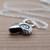 NAUTILUS SHELL - Sterling Silver Charm Necklace NAUTILUS SHELL - Sterling Silver Charm Necklace