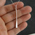 Long Rowing Oar Necklace - 925 Sterling Silver