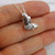 Mermaid Necklace - 925 Sterling Silver, Backside