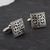 Square Celtic Trinity Knot Cufflinks - 925 Sterling Silver Square Celtic Trinity Knot Cufflinks - 925 Sterling Silver