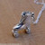 Retro Roller Skate Charm Necklace -925 Sterling Silver