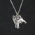 Yorkshire Terrier 3D Dog Necklace - 925 Sterling Silver