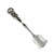 Salt Spoon with Rose Handle - 925 Sterling Silver