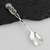 Salt Spoon with Rose Handle - 925 Sterling Silver