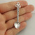 Sterling Silver Trinity Knot Triquetra Salt or Mustard Spoon