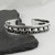 Adjustable Marching Elephants Cuff Bracelet - 925 Sterling Silver