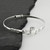 Irish Claddagh Celtic Knot Bangle Bracelet - 925 Sterling Silver Irish Claddagh Celtic Knot Bangle Bracelet - 925 Sterling Silver