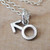 MALE SYMBOL - Sterling Silver Charm Necklace