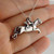 Jumping Horse and Rider Necklace - 925 Sterling Silver