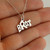 BRAT Charm Necklace - 925 Sterling Silver