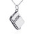 3D Book Charm Necklace - 925 Sterling Silver