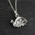 Sterling Silver Small Ladybug Charm Necklace