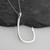 Hawaiian Fish Hook Pendant Necklace - Sterling Silver