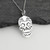 Sugar Skull Cutout Pendant Necklace - Sterling Silver Sugar Skull Cutout Pendant Necklace - Sterling Silver