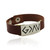 God Is Greater Than The Highs and Lows Engraved Leather Bracelet